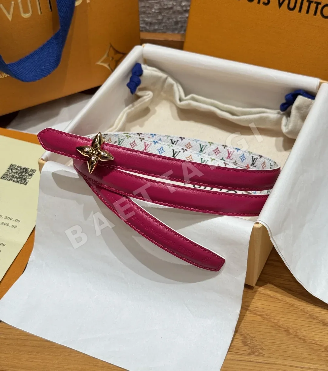 루이비통 미니 플로그램 15mm 리버서블 벨트 172903