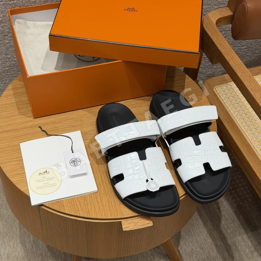 에르메스 180/CHYPRE 앨리게이터 샌들 98041