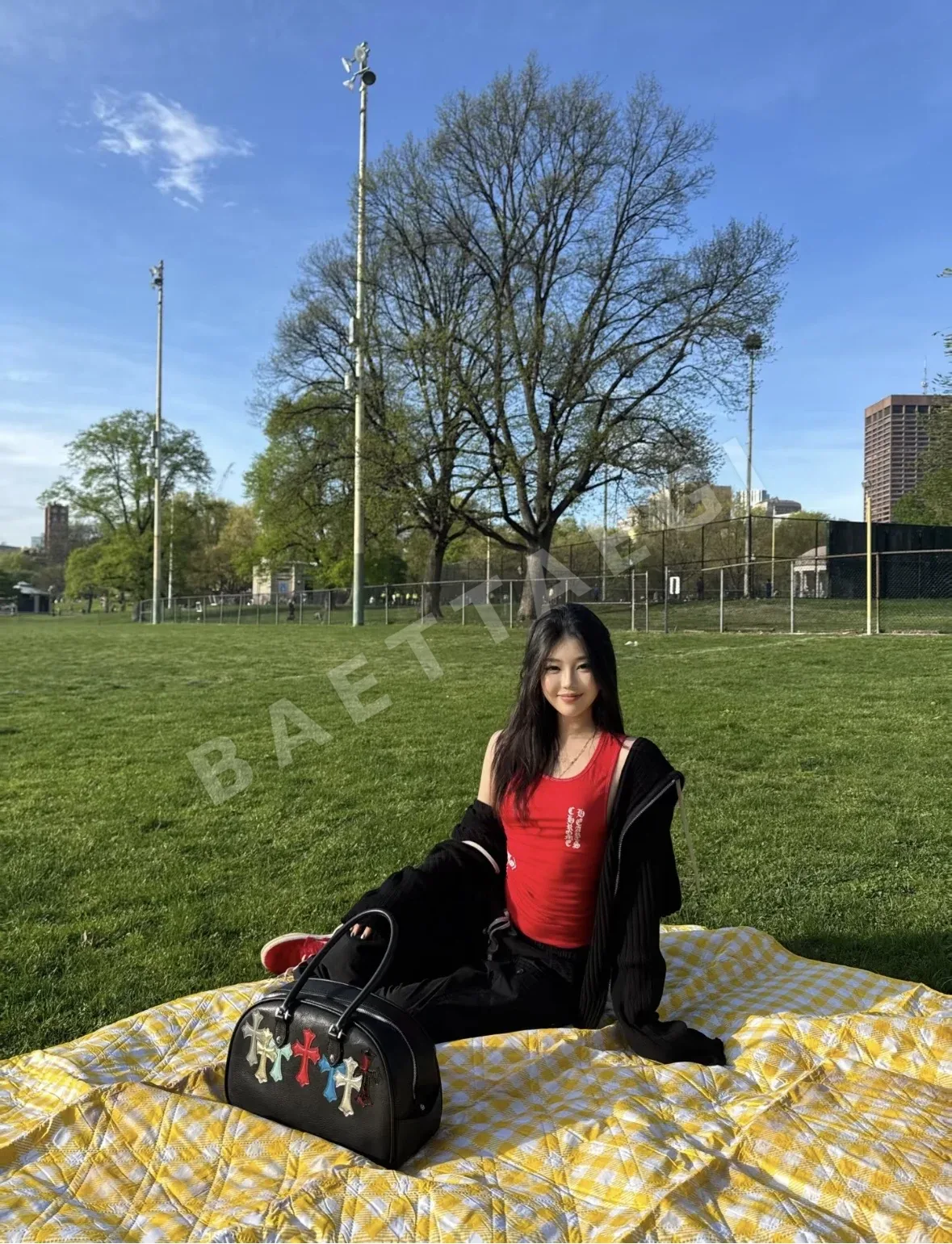 크롬하츠 짐 미디엄 볼링백 상세 이미지 8