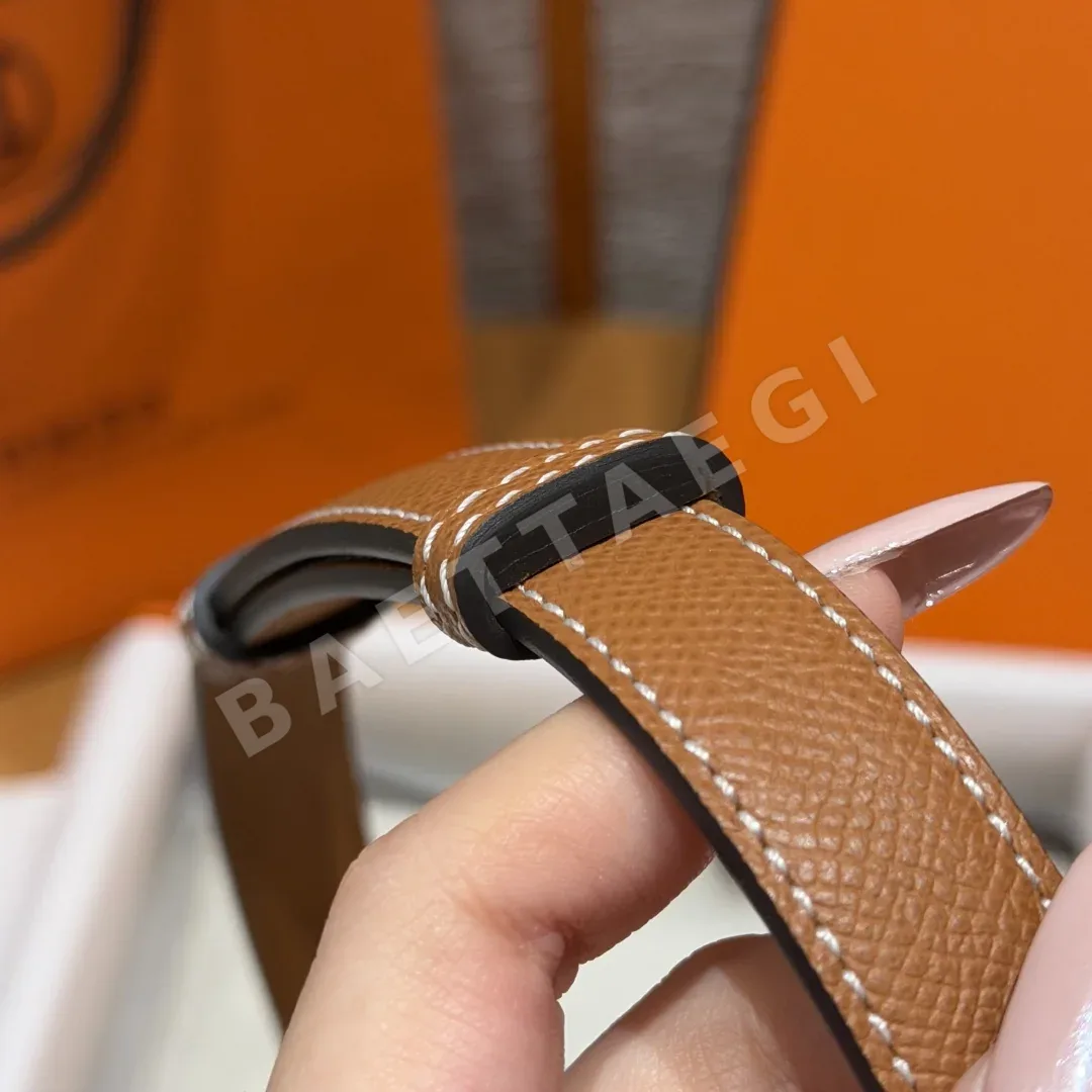 에르메스 H 앵커 체인 18mm 앱송 가죽 벨트 상세 이미지 7