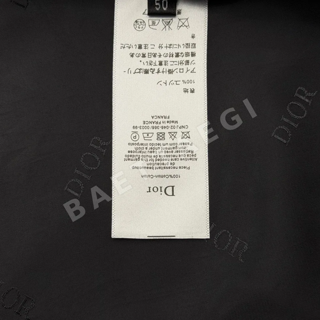디올 네이비 스웨이드 하링턴 자켓 상세 이미지 9