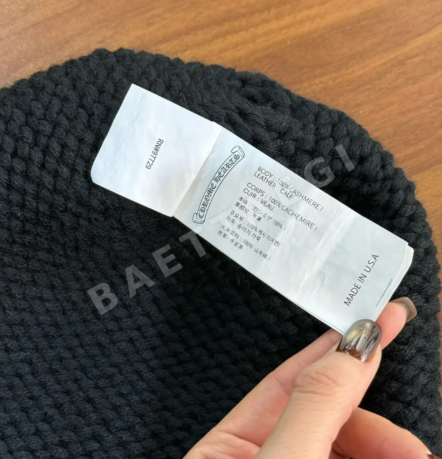 크롬하츠 크로스 실버 비니 상세 이미지 5