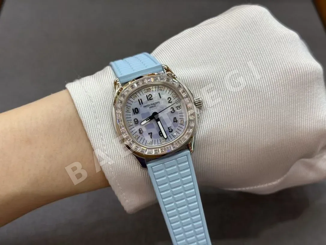 파텍필립 아쿠아넛 다이아 자동 스틸 여성용 JBL 공장 레플리카 44168 Patek Philippe 상세 이미지 9