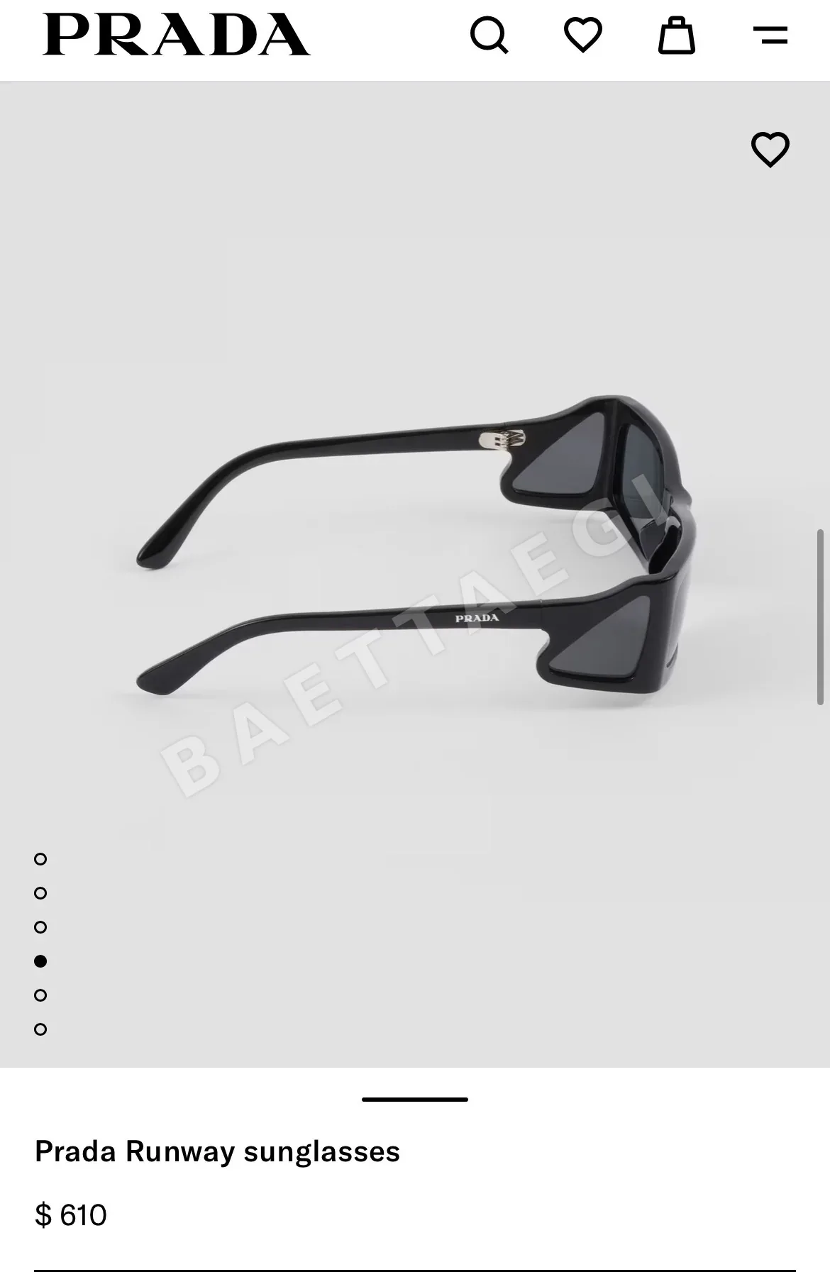 프라다 선글라스 74450 Prada Sunglasses 상세 이미지 2