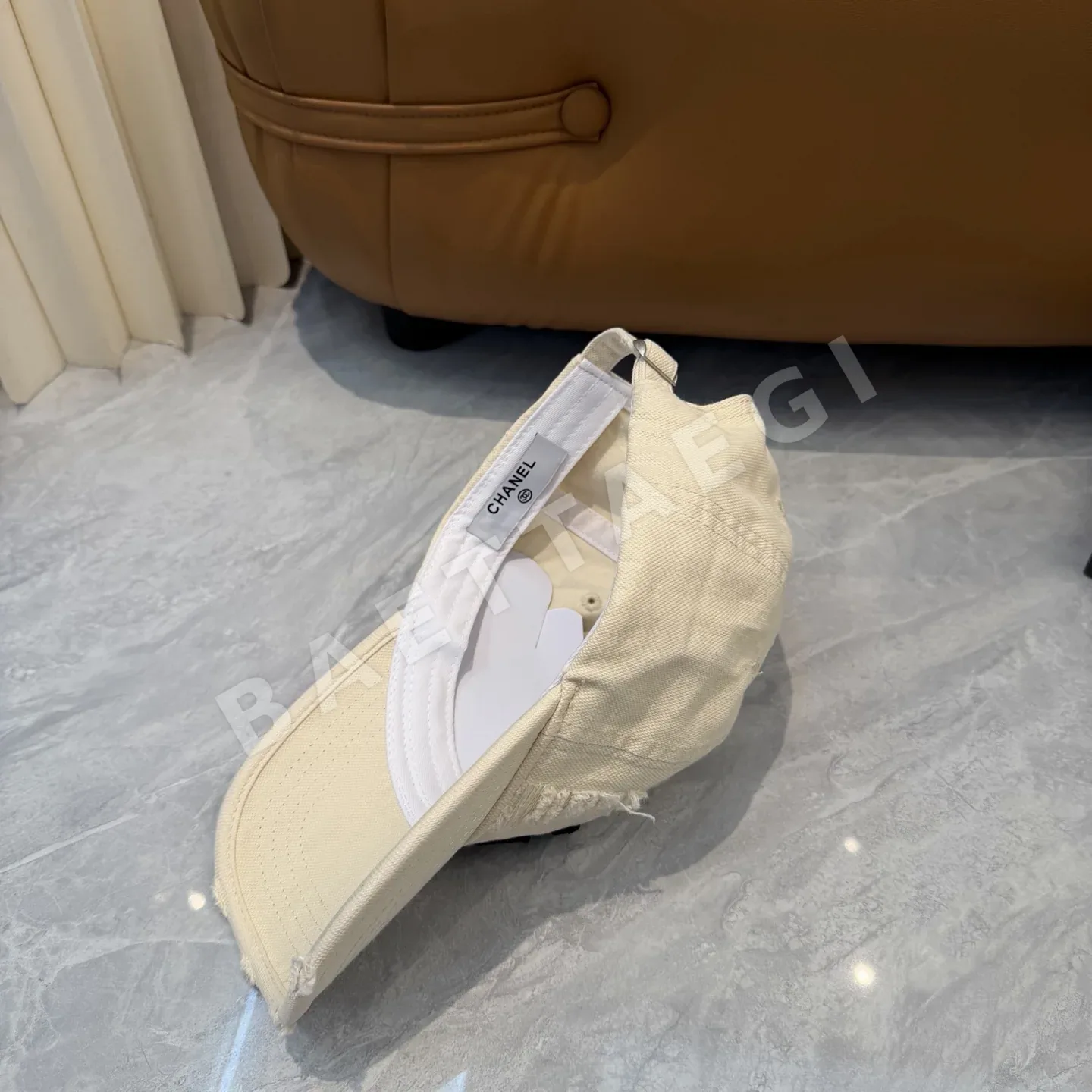 샤넬 로고 베이스볼 캡 상세 이미지 4