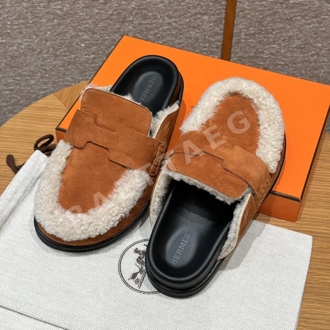 에르메스 고 뮬 내추럴 스웨이드 카프스킨 상세 이미지 7