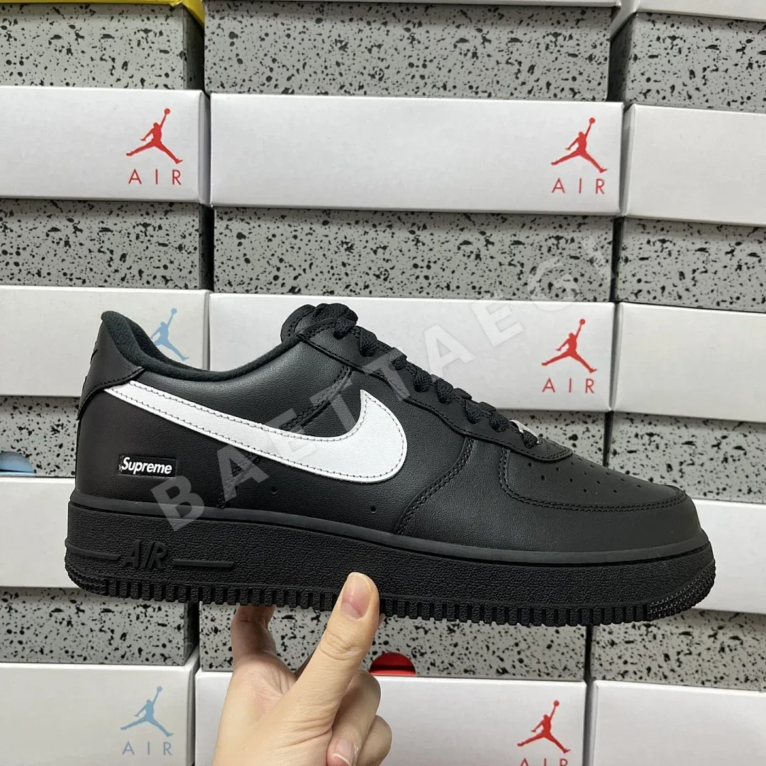 나이키 [MAX] 에어 포스 1 로우 CU9225-002 201088 Nike Air Force 1 Low Supreme Black White 상세 이미지 7