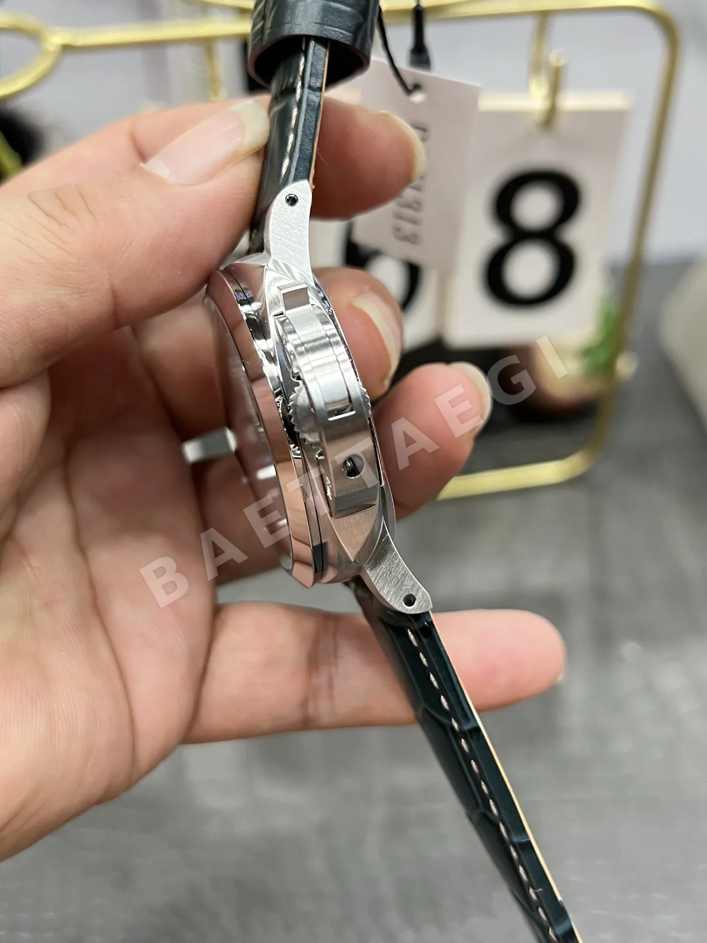 파네라이 PAM1313 블루 다이얼 자동 시계 상세 이미지 6