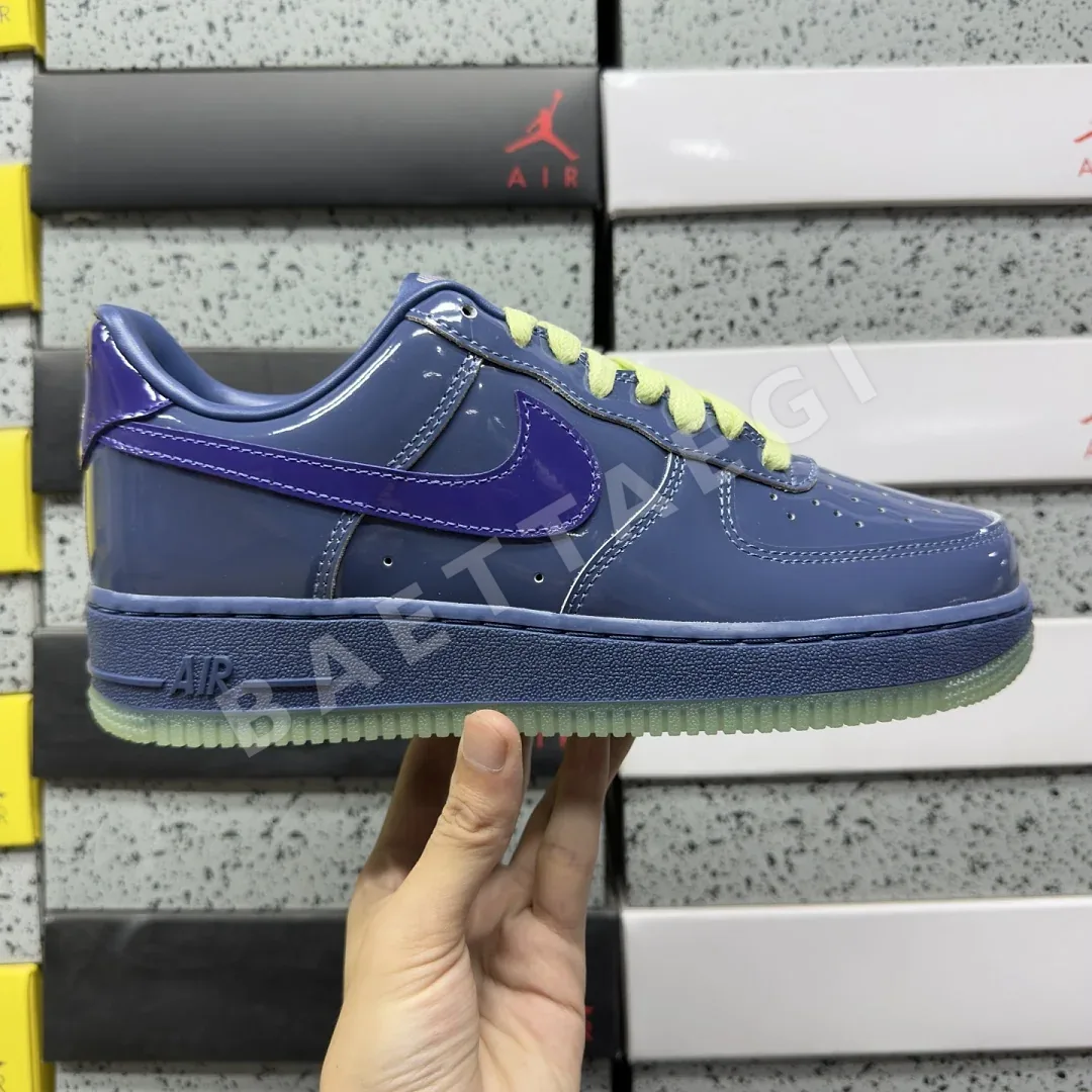 나이키 [G] 에어 포스 1 로우 IO4489-400 201894 Nike Air Force 1 Low Patent Leather Mystic 상세 이미지 3