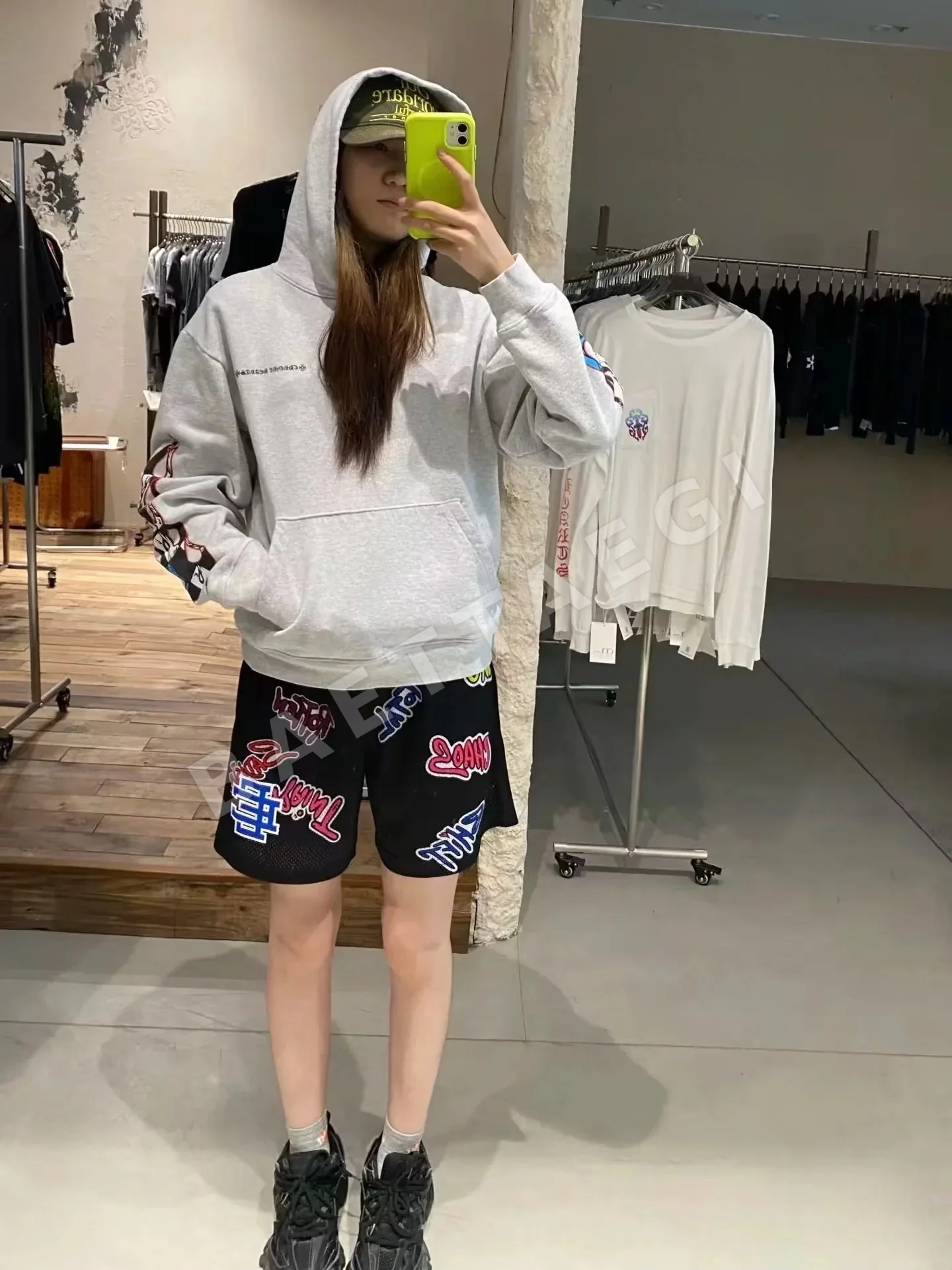 크롬하츠 메시 반바지 상세 이미지 3