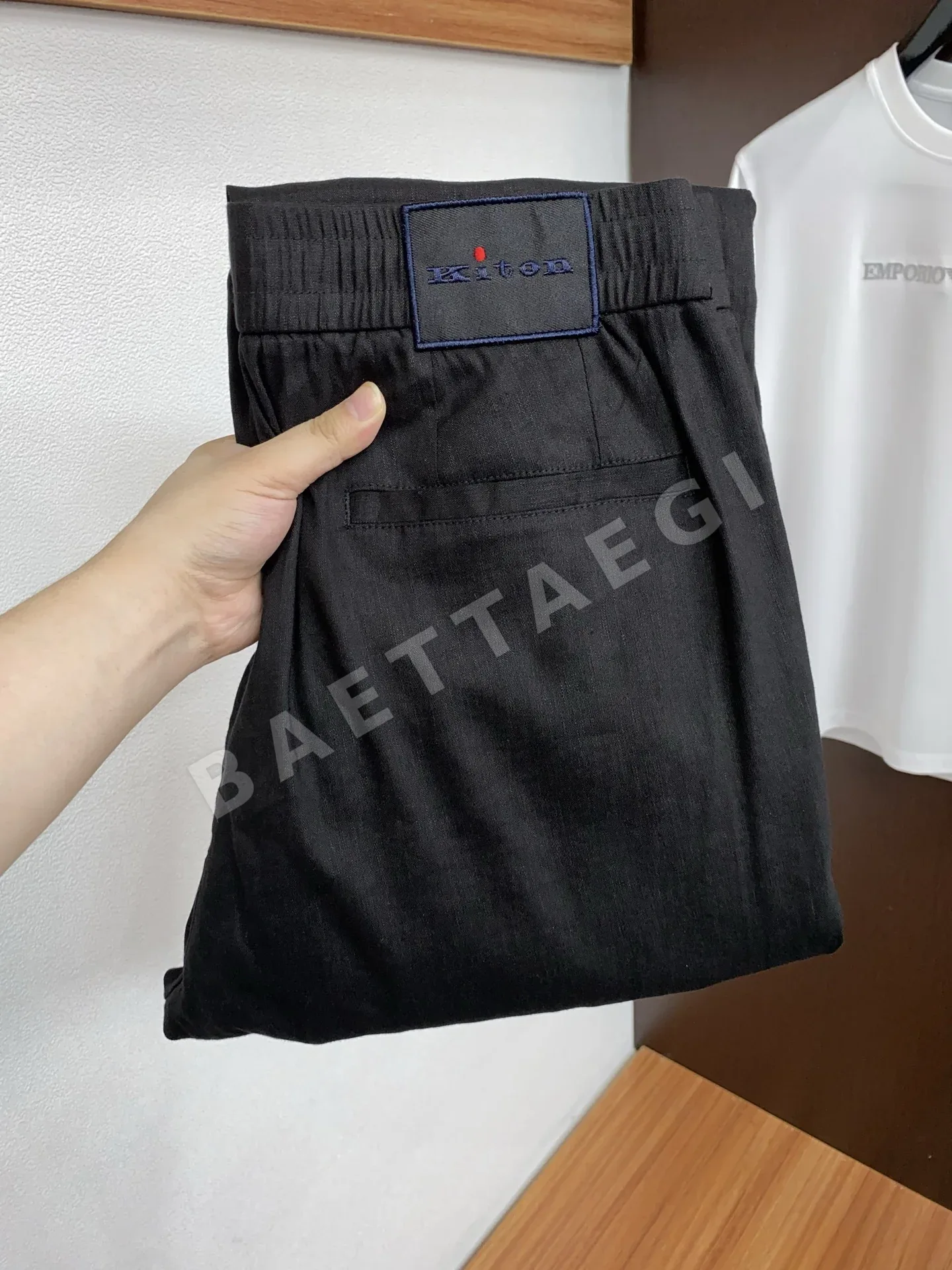 키톤 면 마 혼방 캐주얼 남성 바지 88517