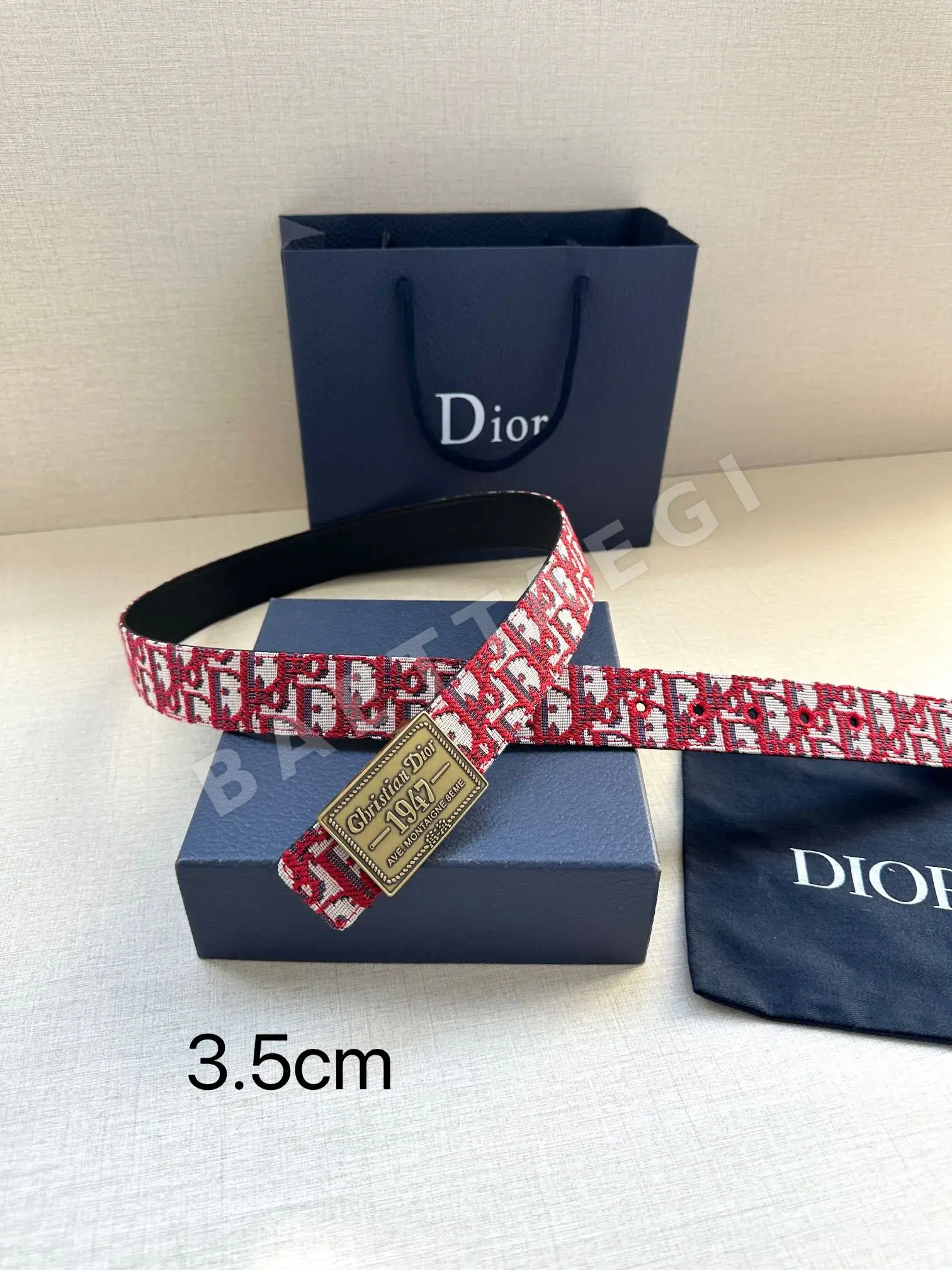 디올 CD 아이콘 버클 벨트 상세 이미지 6