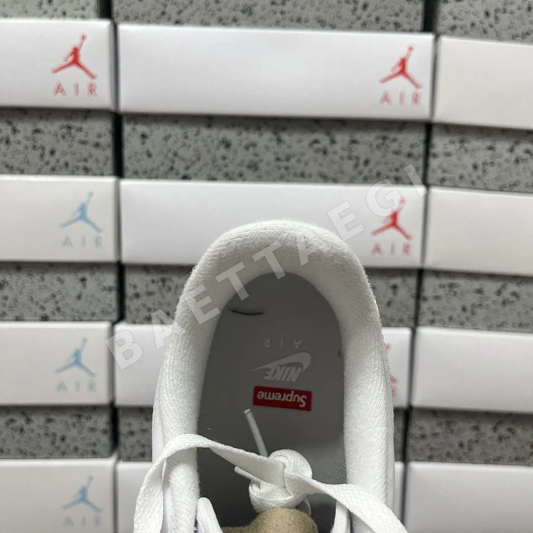 나이키 [GX] 에어 포스 1 로우 CU9225-100 201206 Nike Air Force 1 Low Supreme White Sup 상세 이미지 5