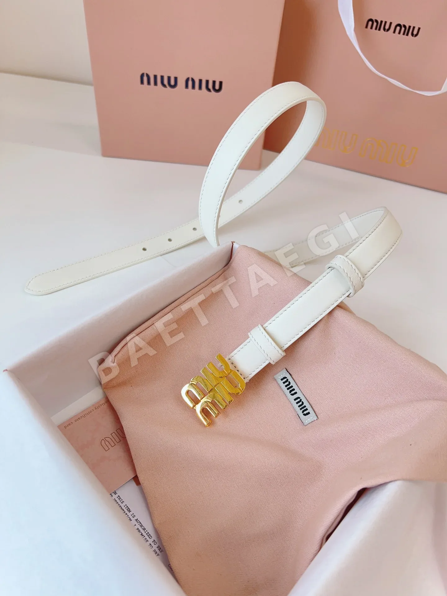 미우미우 벨트 57903 Miu Miu Belt 상세 이미지 7