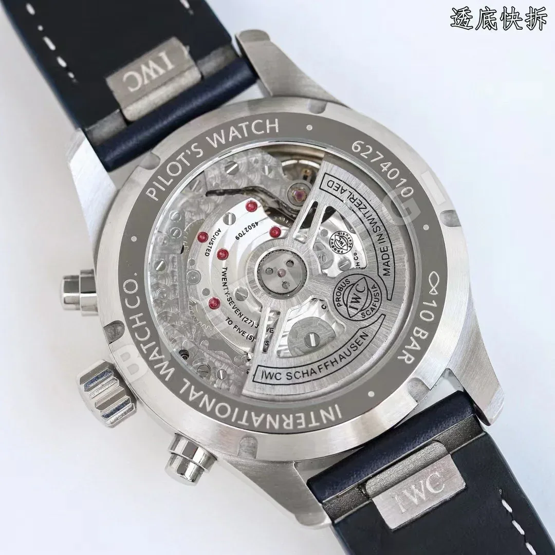 IWC 파일럿 페트로나스 그린 다이얼 시계 상세 이미지 7