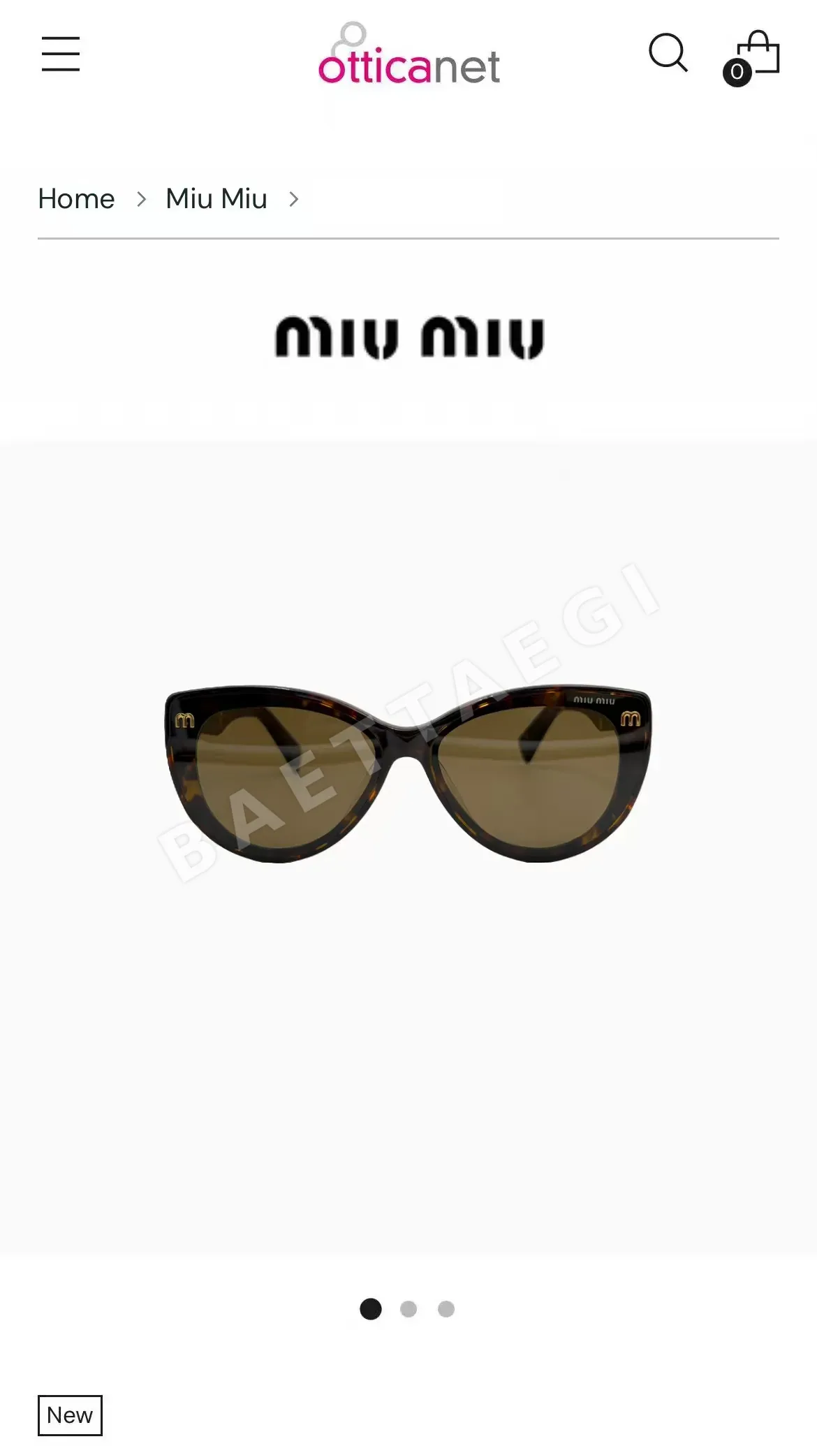 미우미우 MU65 ZS 선글라스 73023