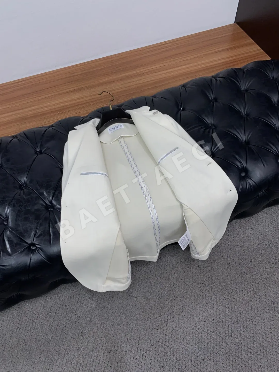 브루넬로쿠치넬리 컬러 블록 남성 자켓 상세 이미지 7
