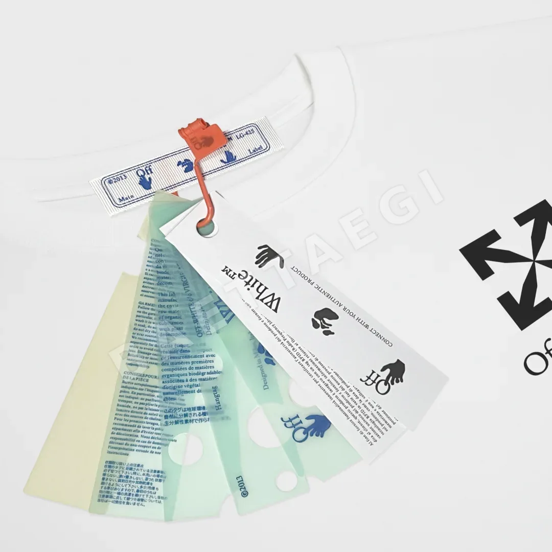 오프화이트 남성 반팔 티셔츠 상세 이미지 3
