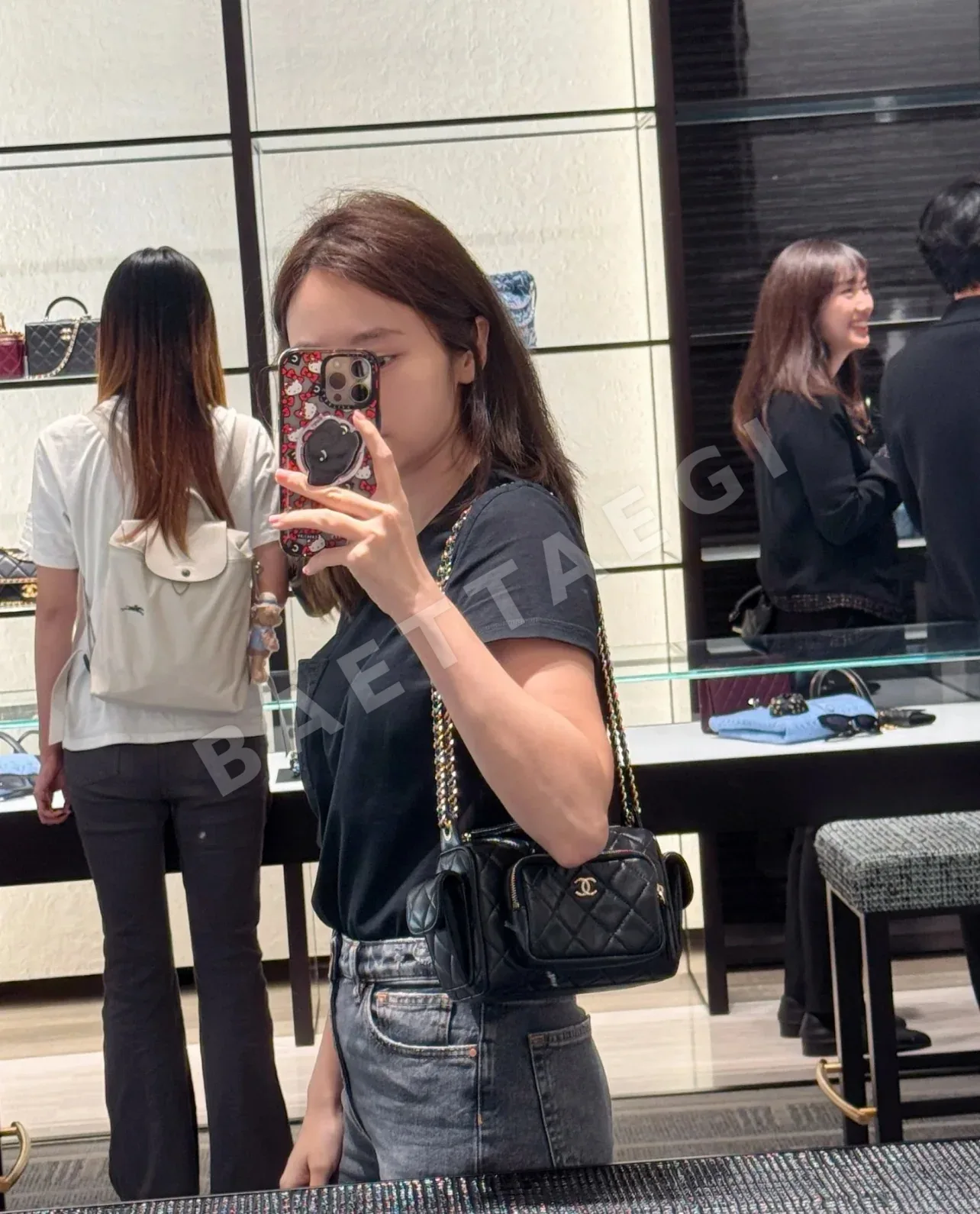 샤넬 24K 왁스램스킨 멀티 포켓 카메라백 미니 라지 가방 24K