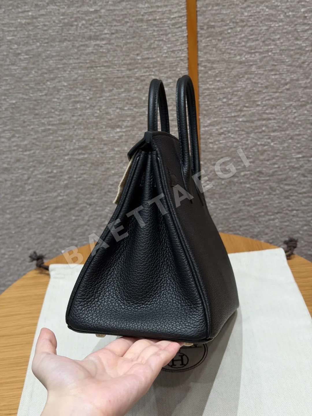 에르메스 버킨 25 토고 가죽 가방 상세 이미지 4