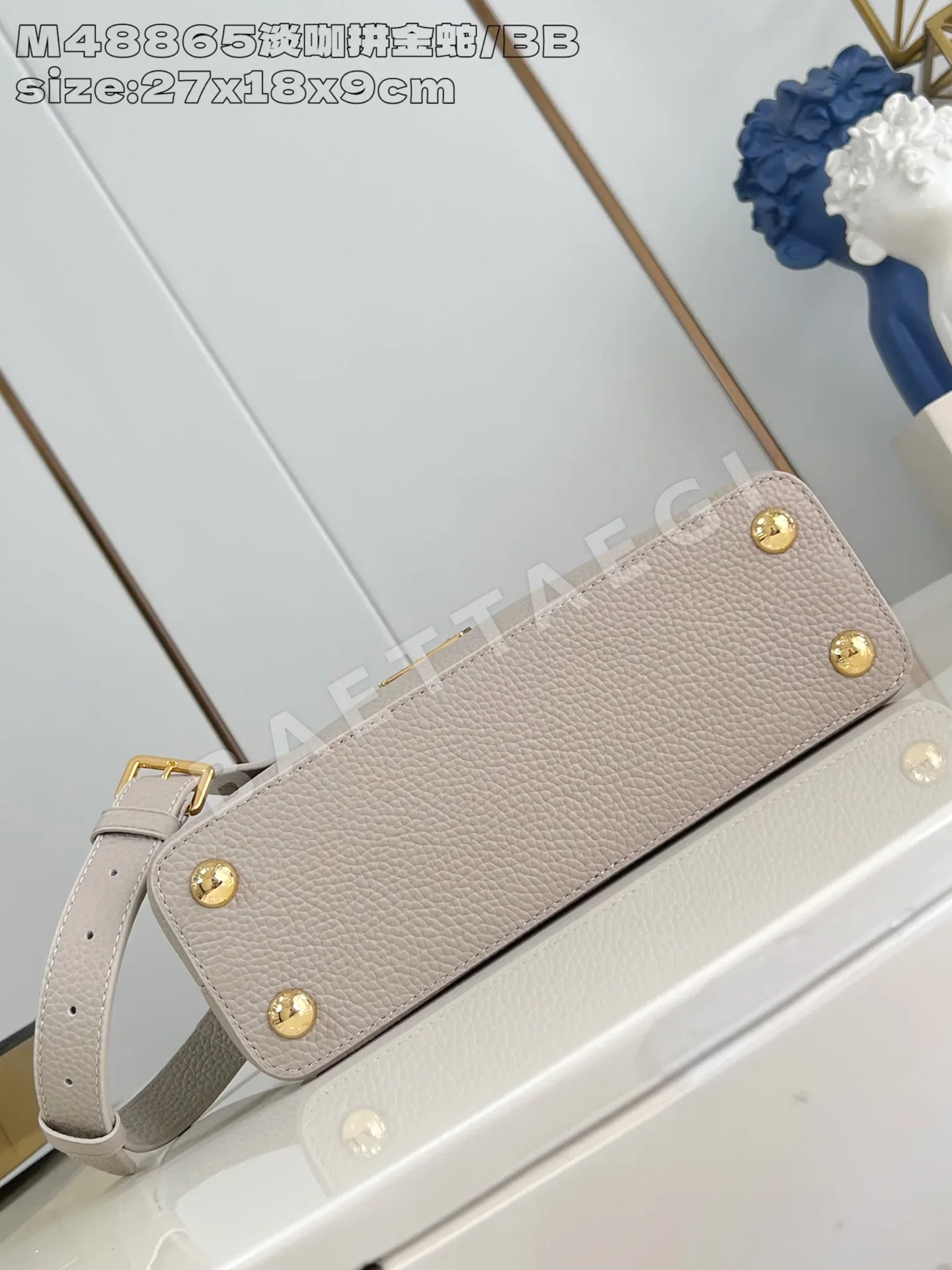 루이비통 M48865 브라운 카푸신 핸드백 BB 스몰 상세 이미지 6