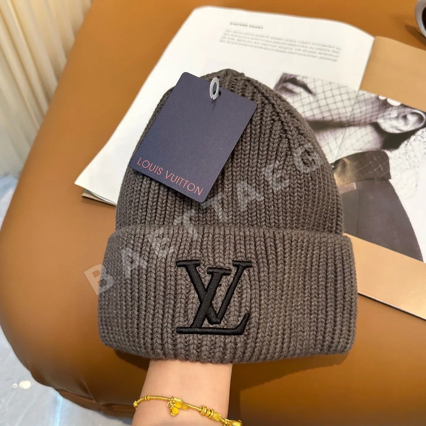 루이비통 LV 로고 니트 비니 모자 79272