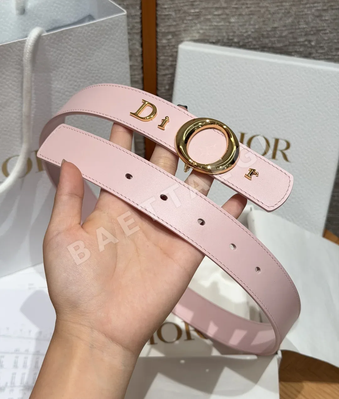 디올 ID 30mm 소가죽 벨트 상세 이미지 9