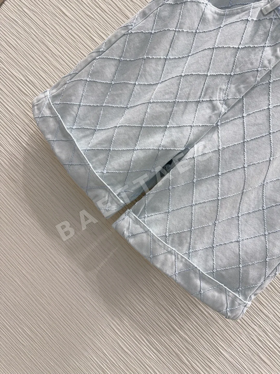 샤넬 데님 미들 길이 반바지 상세 이미지 6