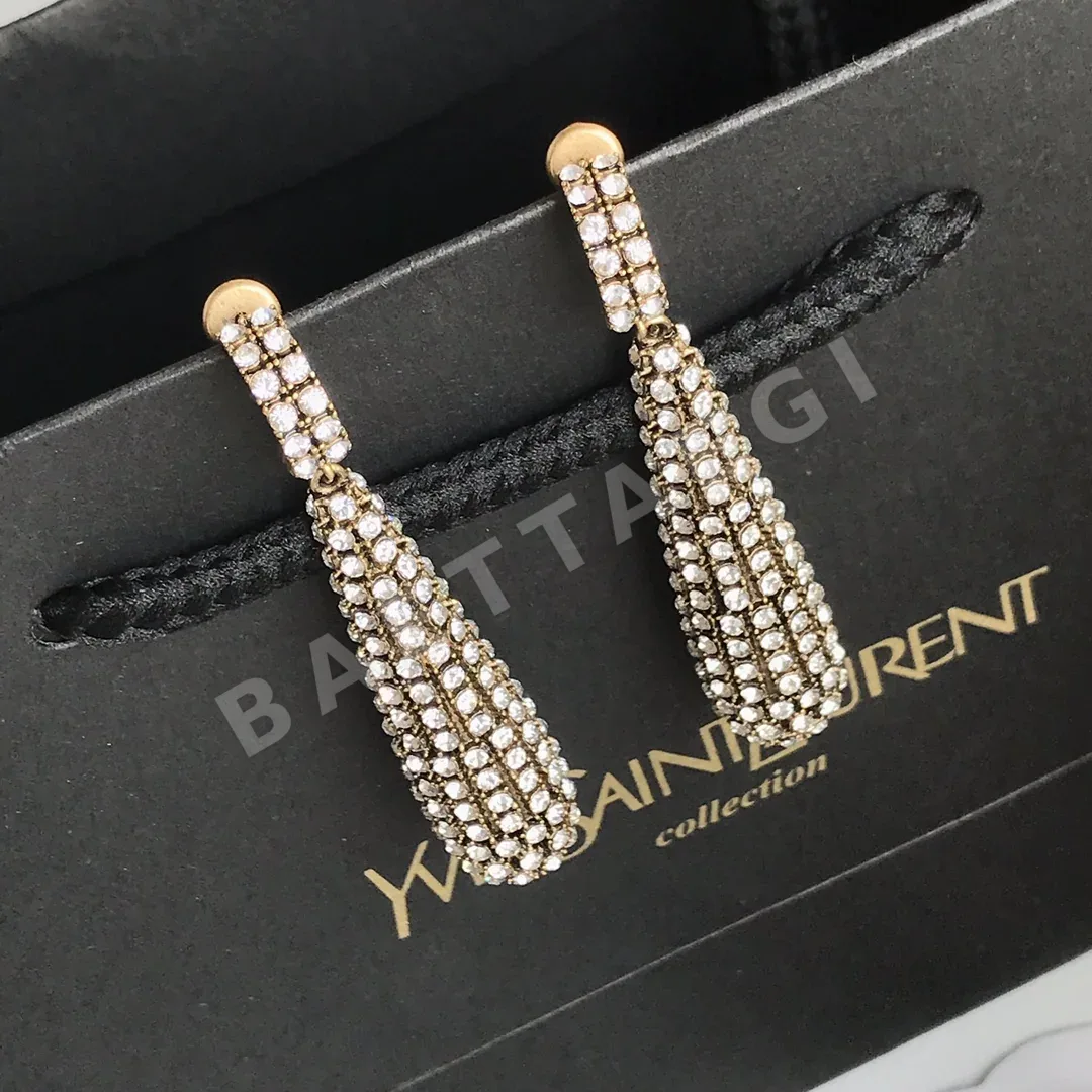 생로랑 YSL 다이아몬드 스터드 귀걸이 상세 이미지 5