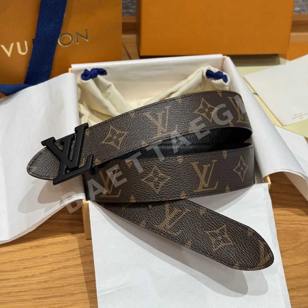 루이비통 모노그램 캔버스 양면 벨트 172593