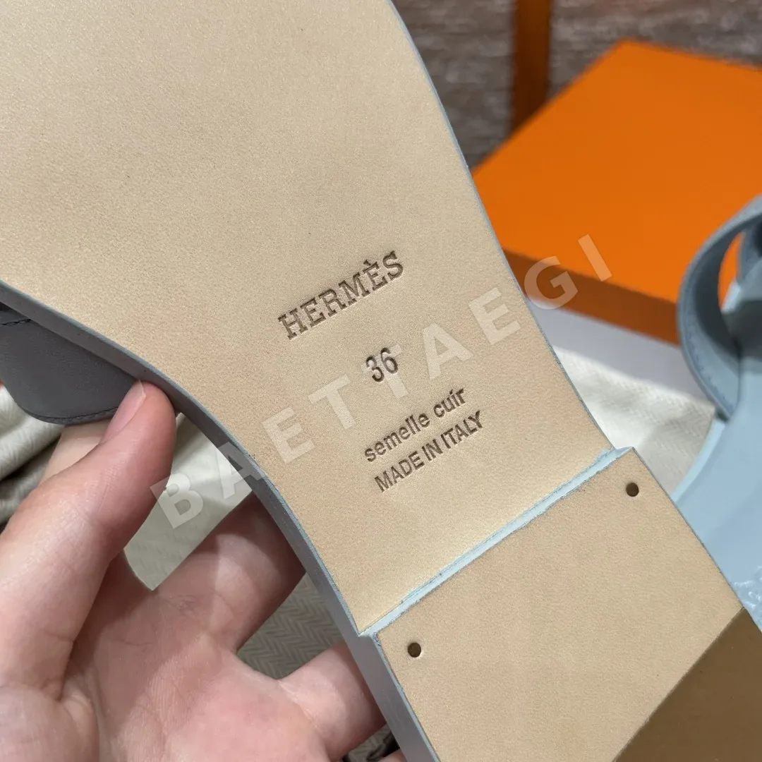 에르메스 오란 램스킨 슬리퍼 상세 이미지 8