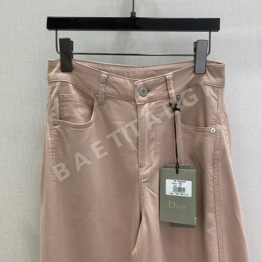 디올 와이드 레그 데님 바지 상세 이미지 4