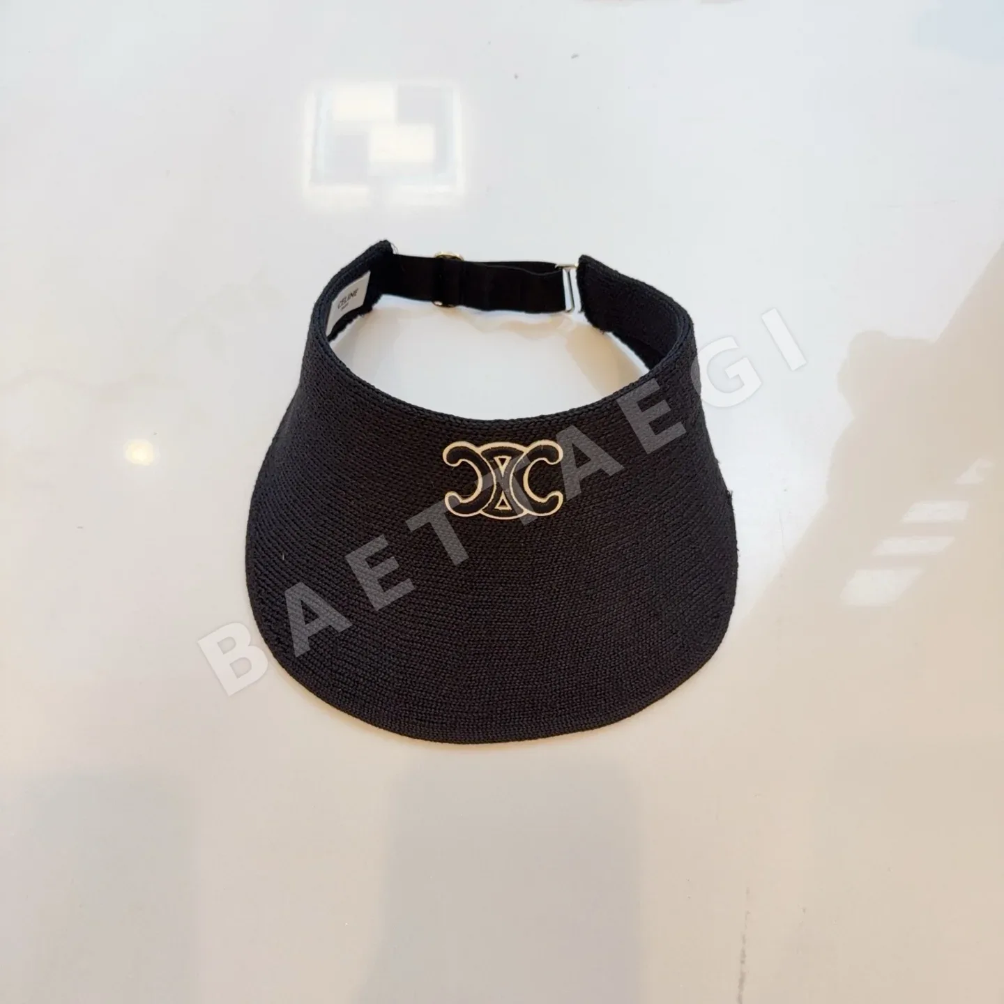 셀린느 니트 포켓 선 바이저 모자 83632