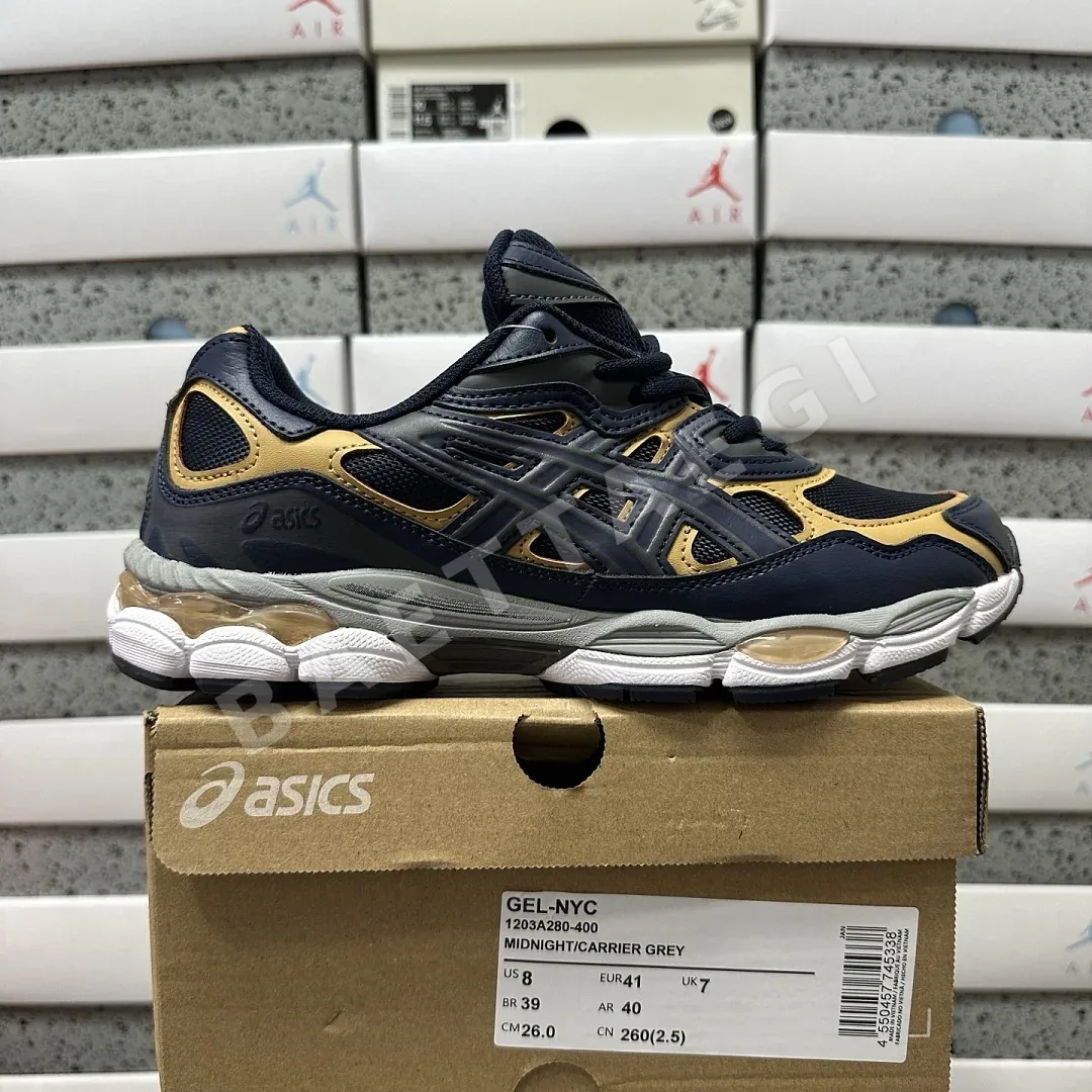아식스 [M] 젤 NYC 1203A280-400 200507 Asics Gel-NYC Midnight Carrier Grey