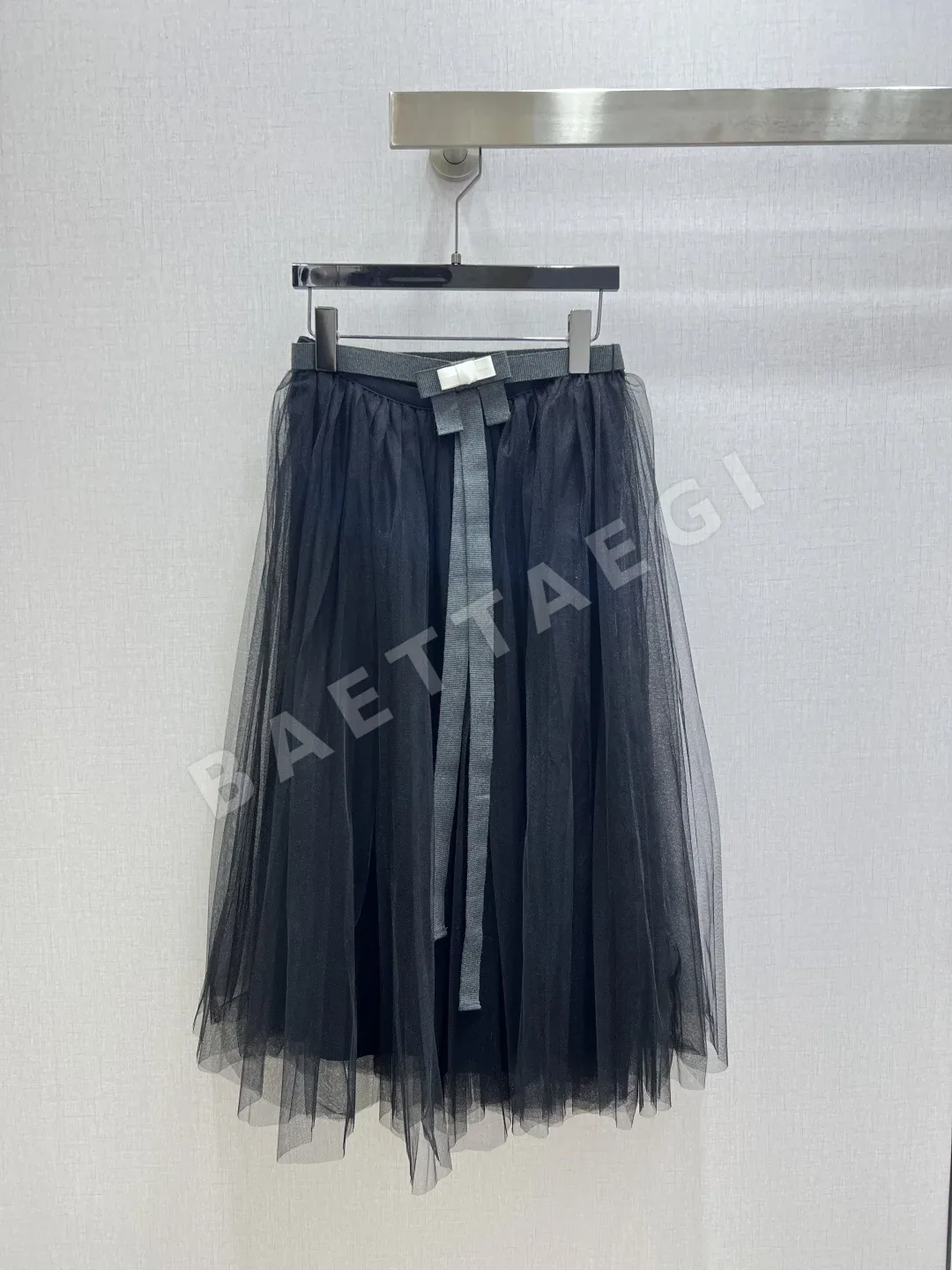 디올 메시 레이어드 미디 스커트 92064