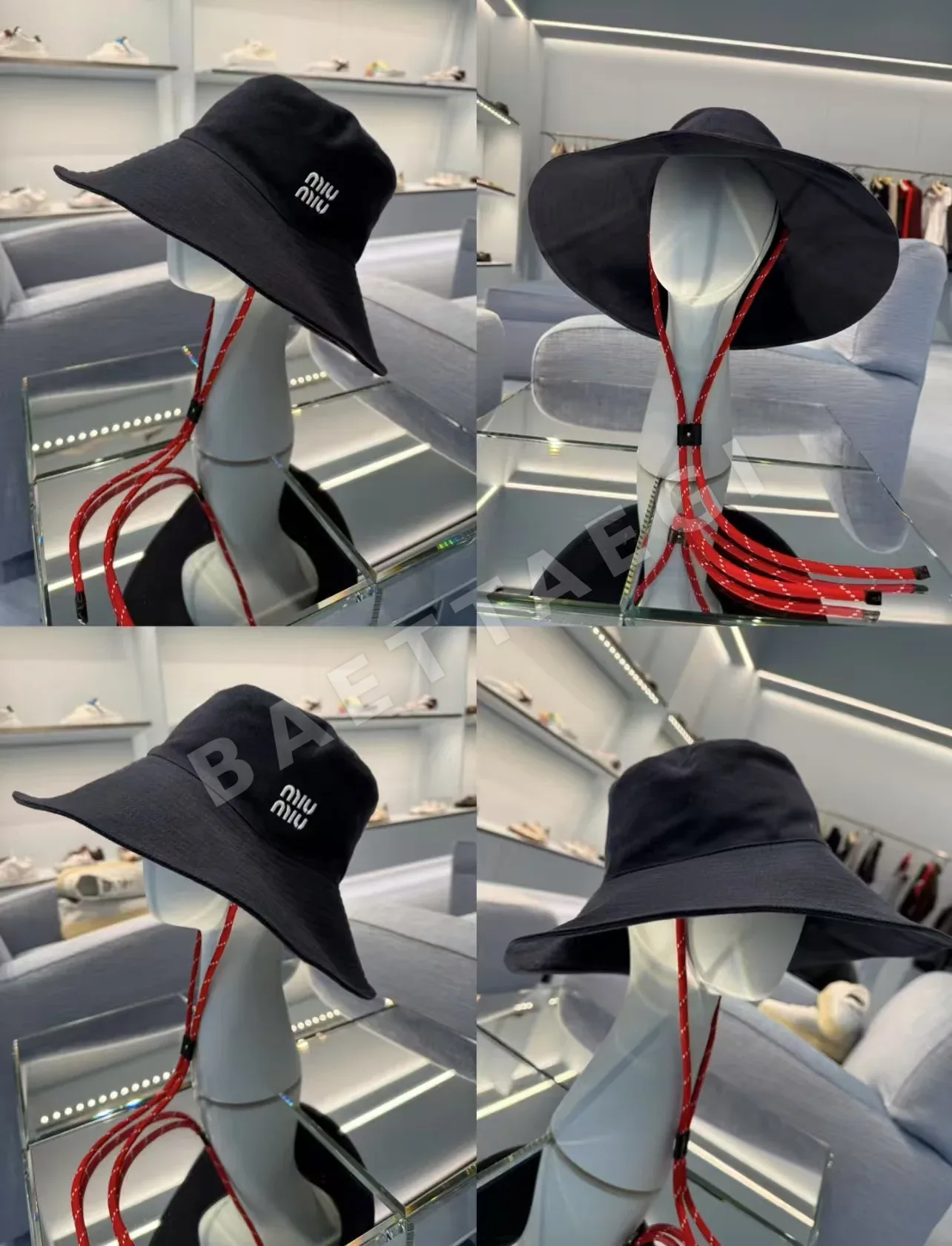미우미우 자외선 차단 어부 모자 81277