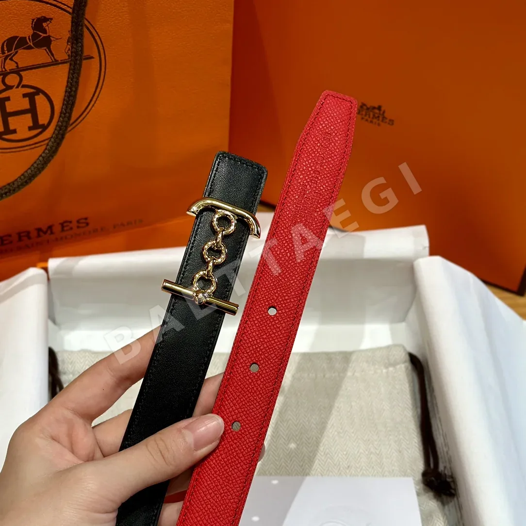 에르메스 H자 패턴 팔라듐 버클 양면 가죽 벨트 상세 이미지 9