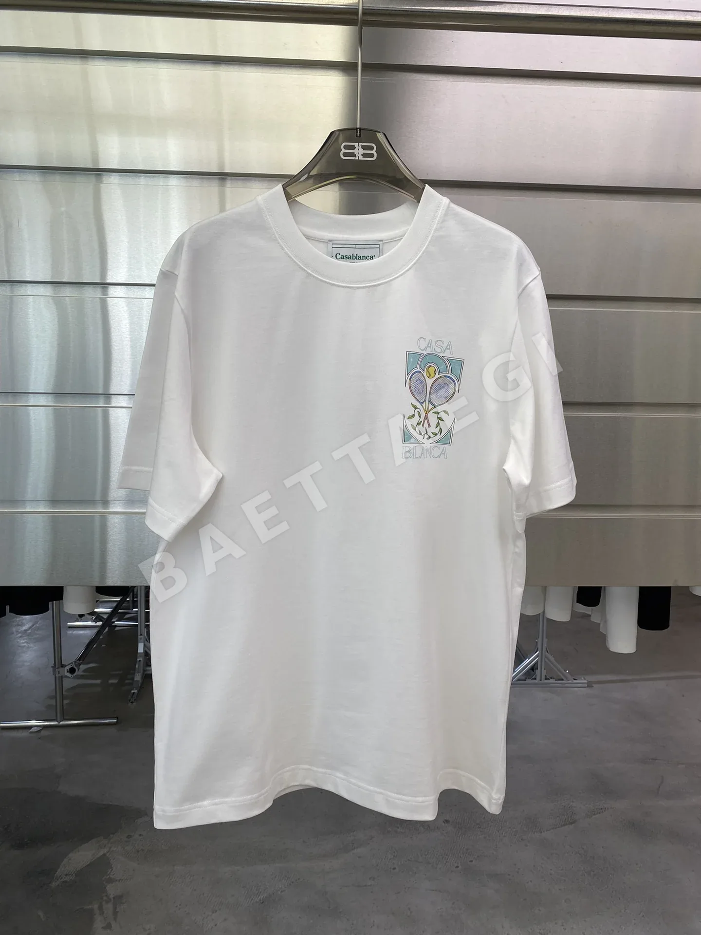 카사블랑카 테니스 프린트 남성 반팔 티셔츠 89577