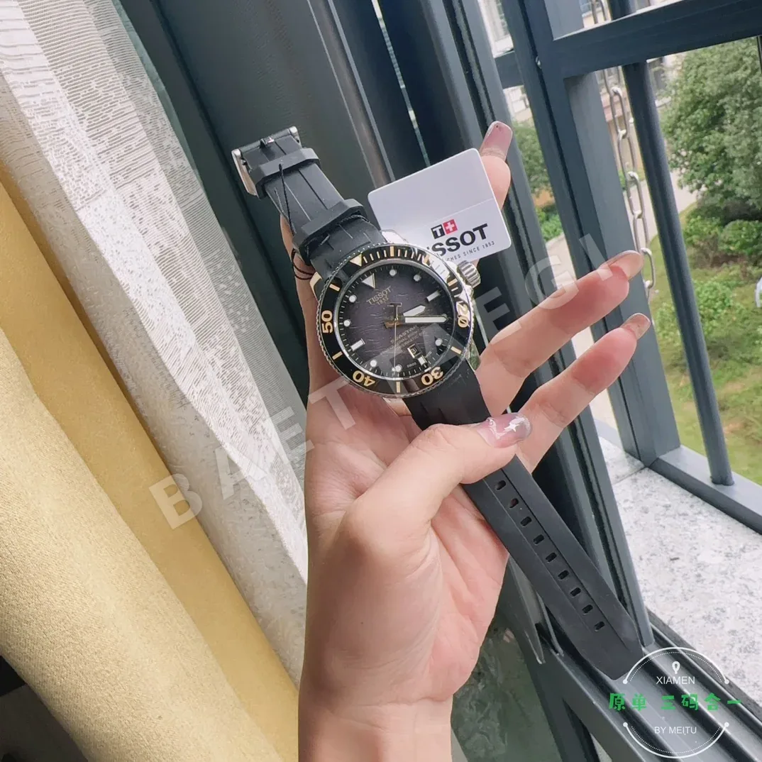 티쏘 씨스타 1000 다이버 오토매틱 남성 시계 T120 상세 이미지 5