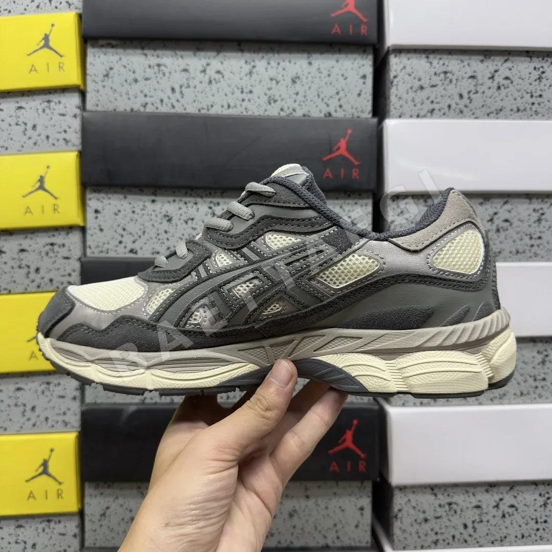 아식스 [WZ] 젤 NYC 1201A789-250 200475 Asics Gel-NYC Oatmeal Obsidian Grey 상세 이미지 4