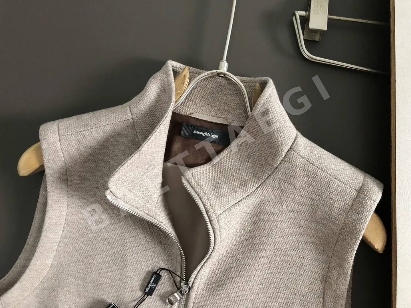 제냐 울 혼방 남성 조끼 상세 이미지 3