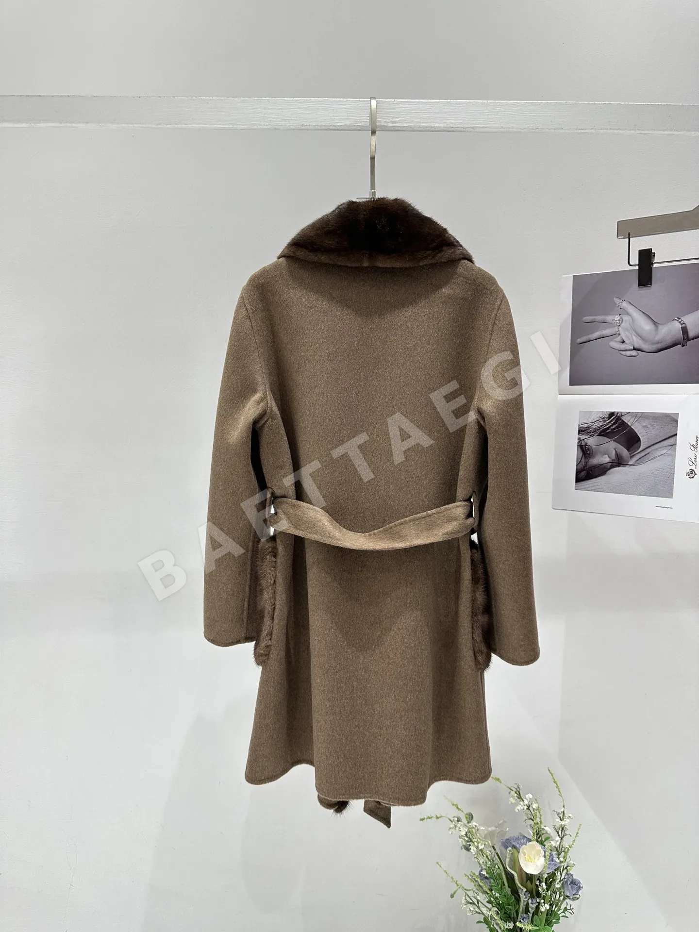 로로피아나 밍크 캐시미어 여성 자켓 상세 이미지 9
