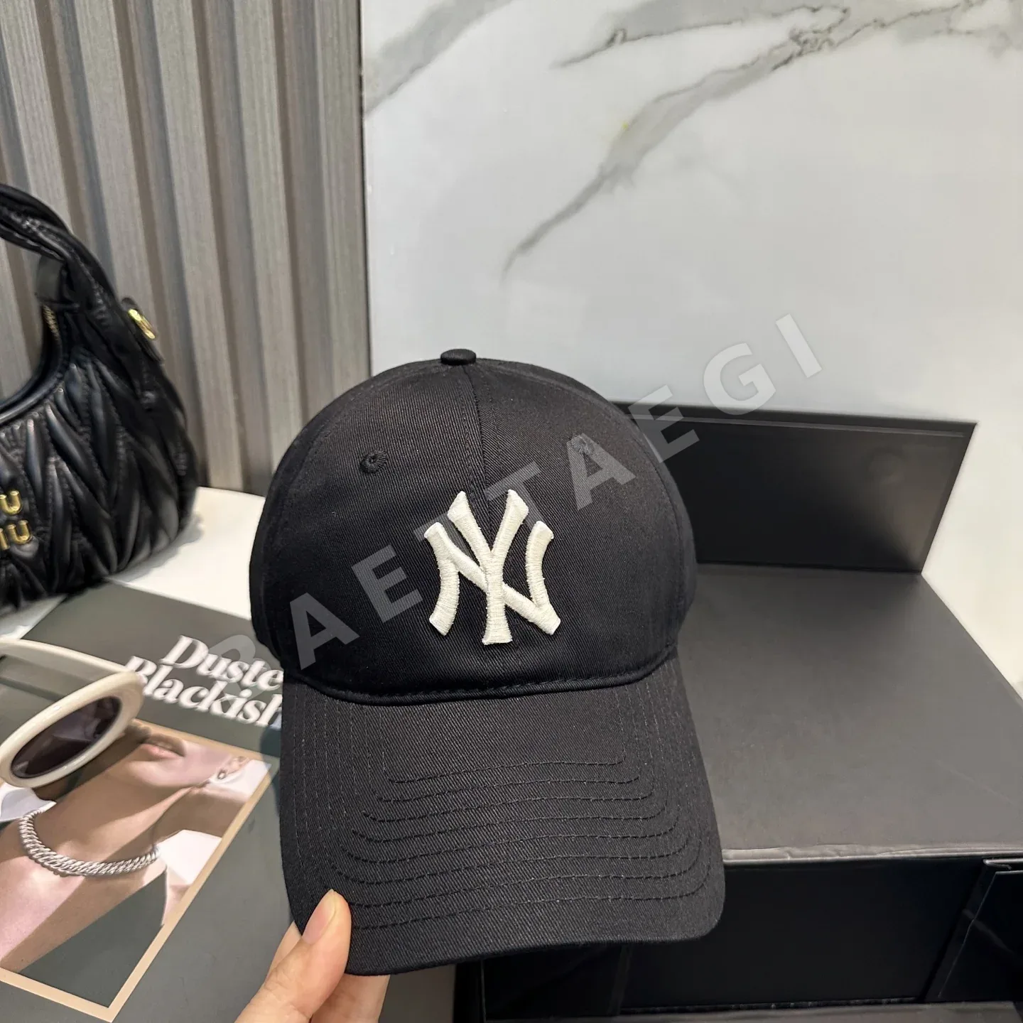 MLB 3D LA 자수 프리사이즈 야구모자 상세 이미지 5