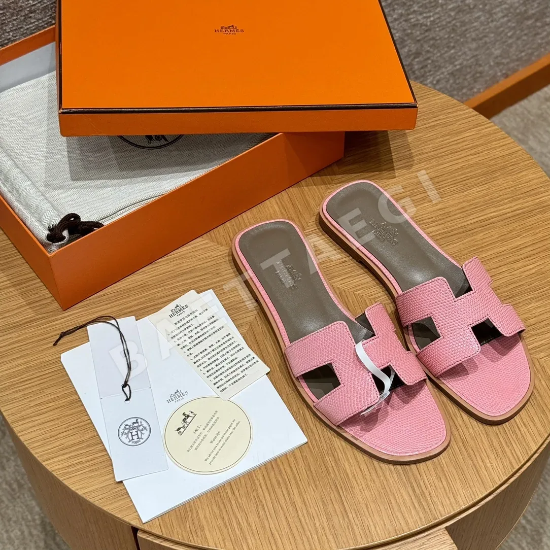 에르메스 오란 도마뱀 가죽 샌들 상세 이미지 3