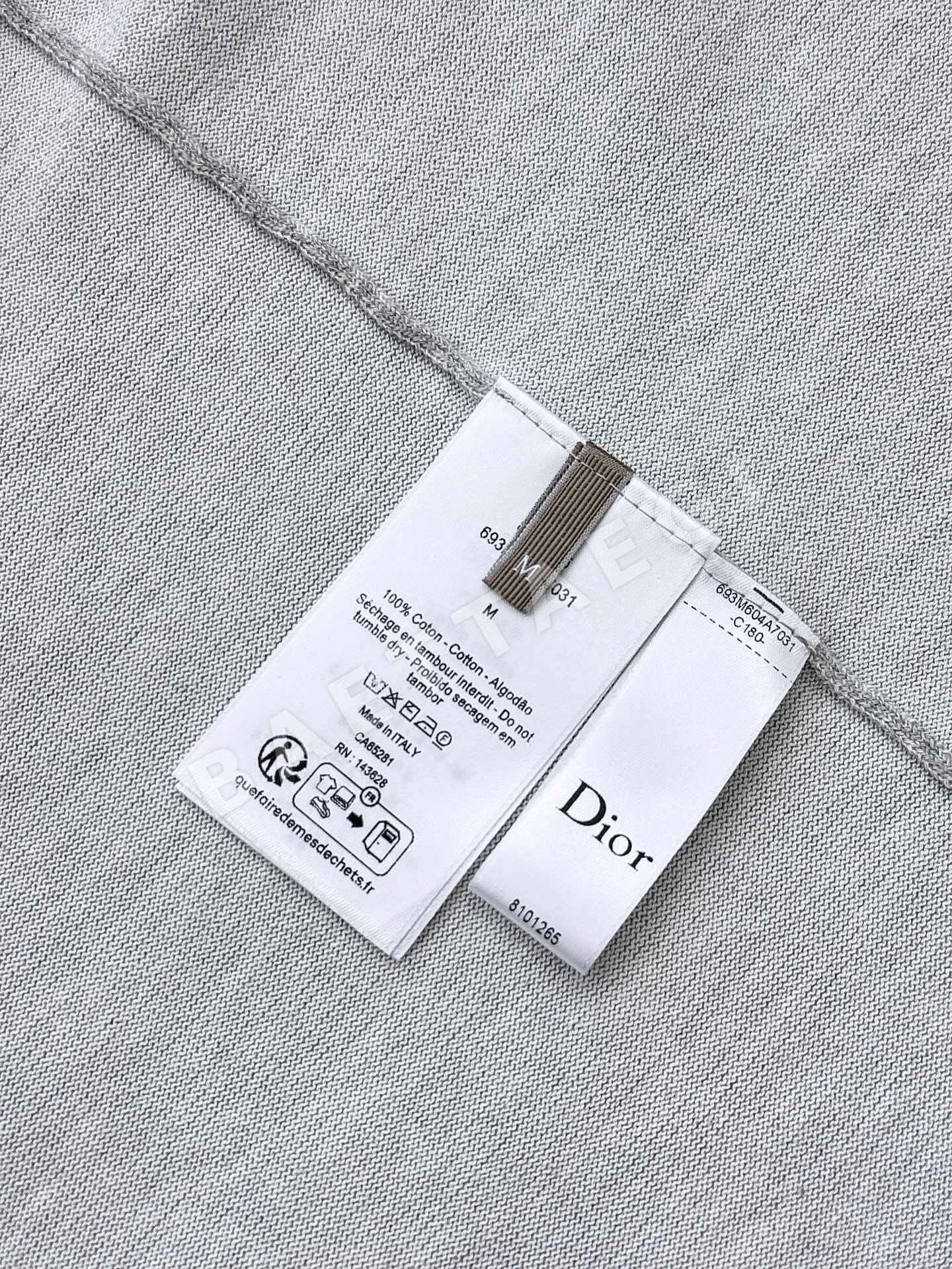 디올 CD 로고 남성 반팔 니트 상세 이미지 9