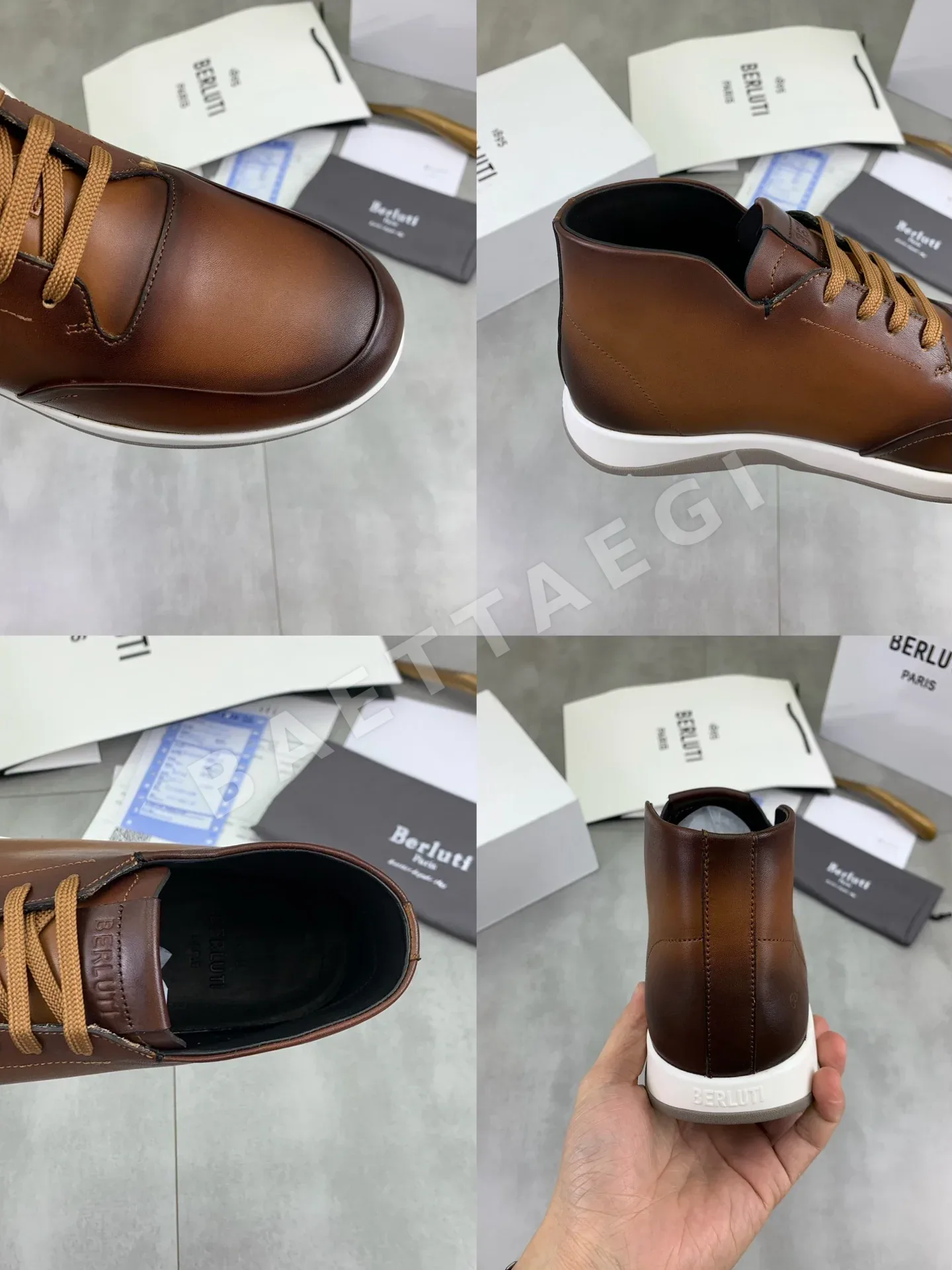 벨루티 남성 하이탑 애슬레틱 슈즈 상세 이미지 9