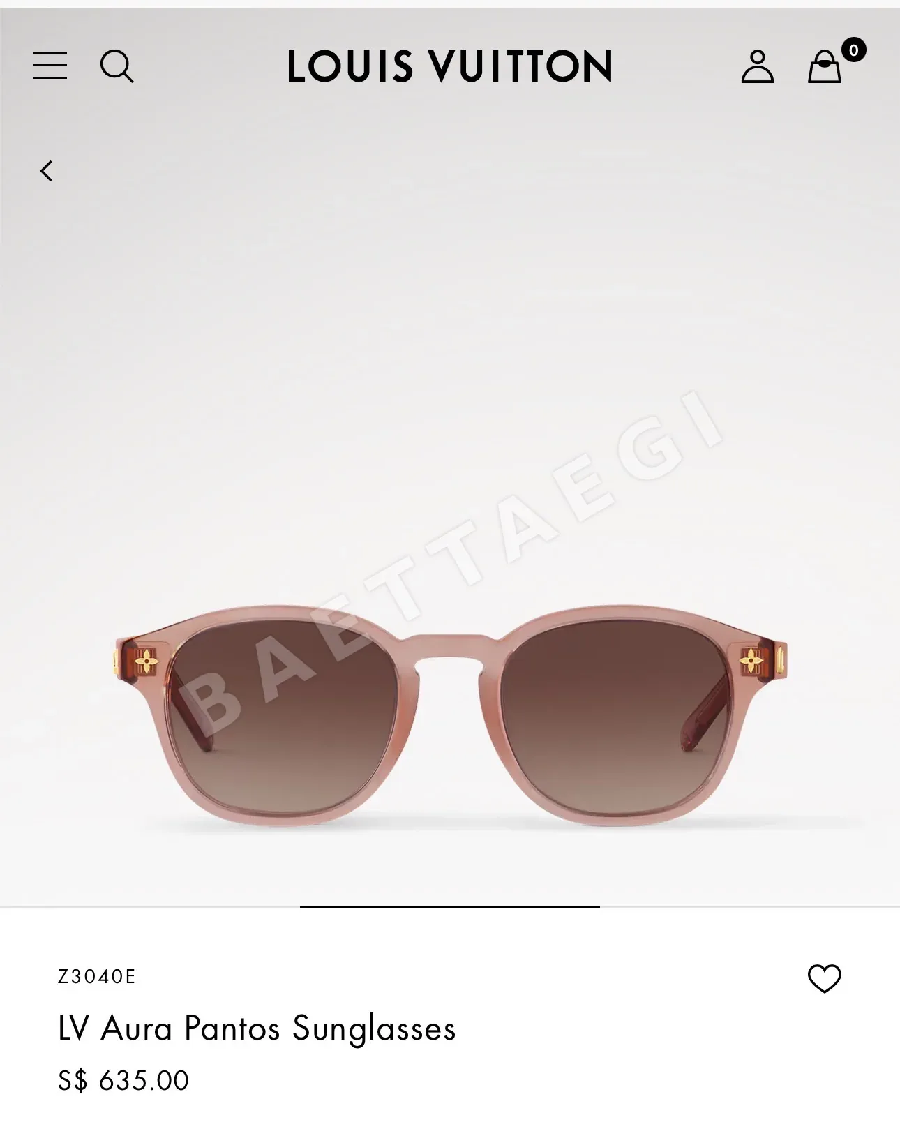 루이비통 선글라스 72900 Louis Vuitton Sunglasses 상세 이미지 11