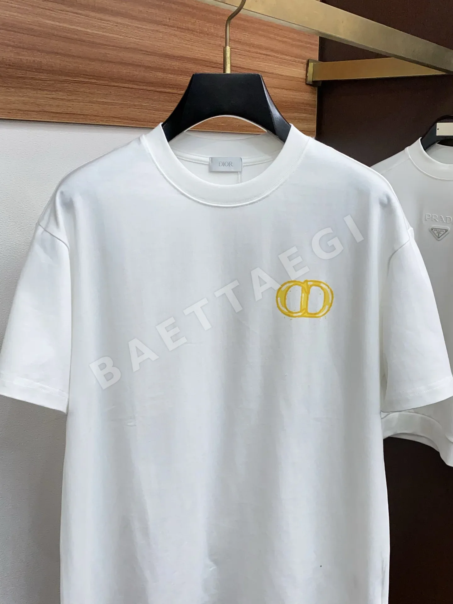 디올 크루넥 코튼 반팔 티셔츠 상세 이미지 2
