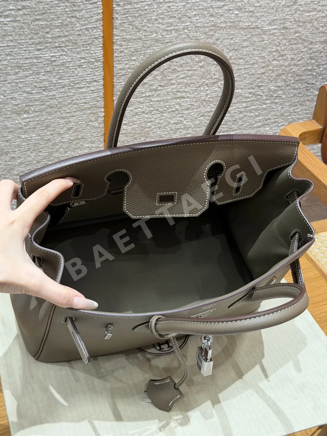 에르메스 버킨 30 토고 가죽 지갑 상세 이미지 7