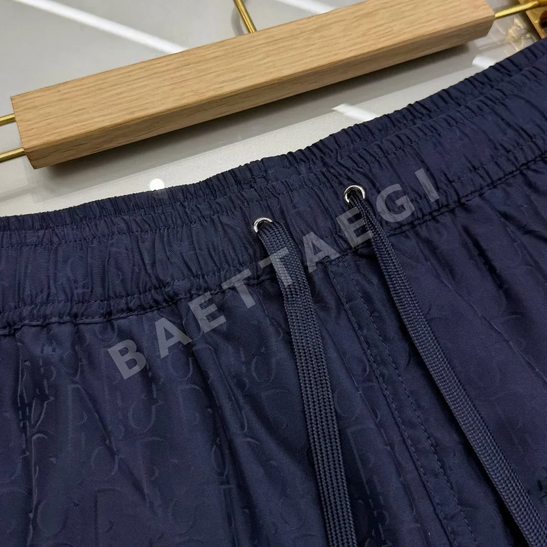디올 디오리비에라 네이비 오블리크 남성 반바지 상세 이미지 6